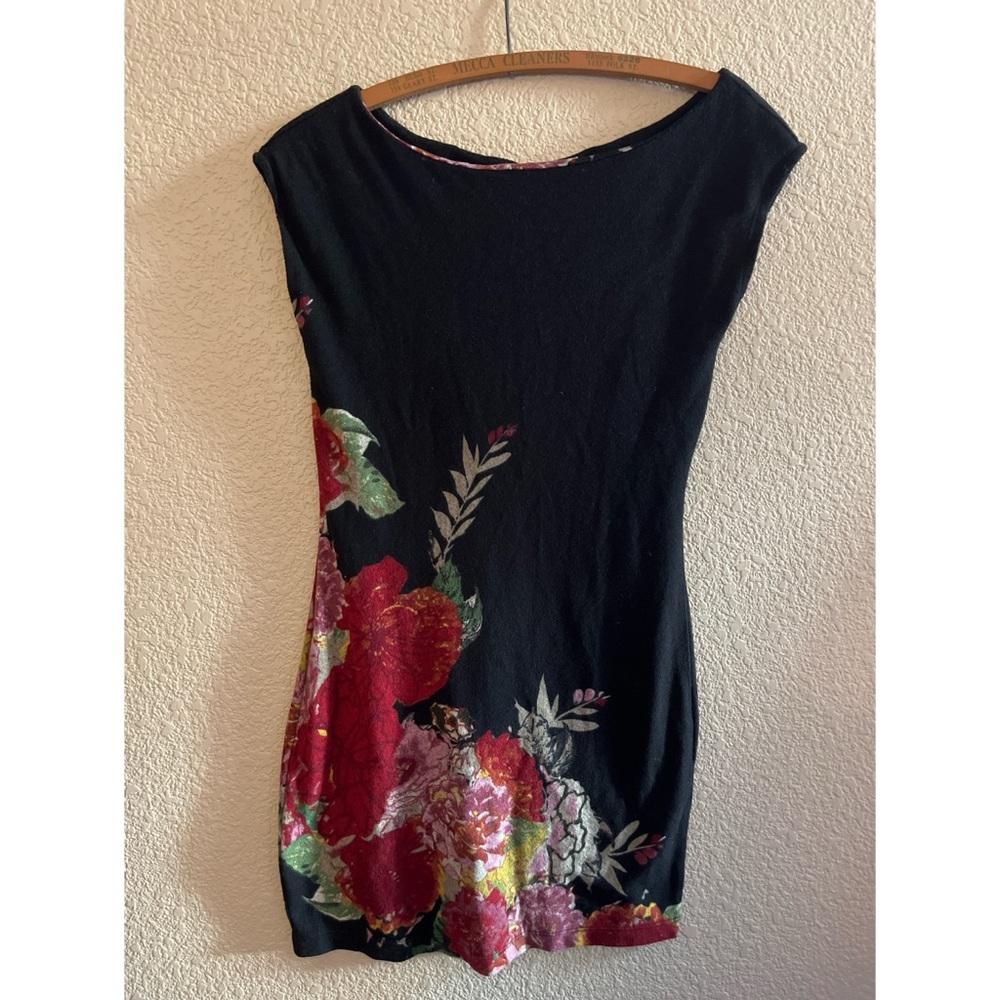 Johnny Martin Sleeveless Knit Floral Dress Women’s Size Large